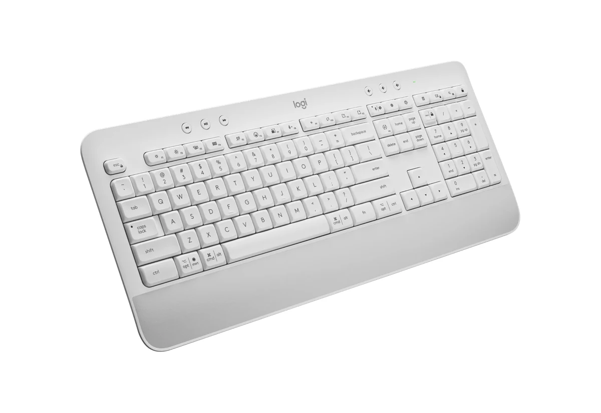 Logitech Signature K650 Off-white под углом